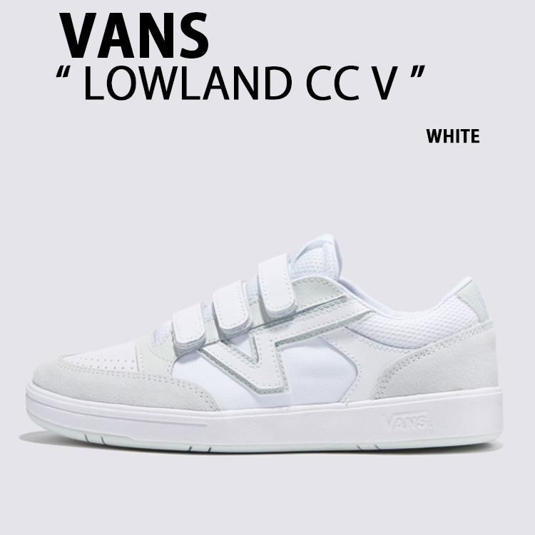 VANS バンズ スニーカーLOWLAND CC V WHITE VN000CTHBES ローランド CC V WHITE メンズ レディース 男性用 女性用|セレクトショップ a-clo