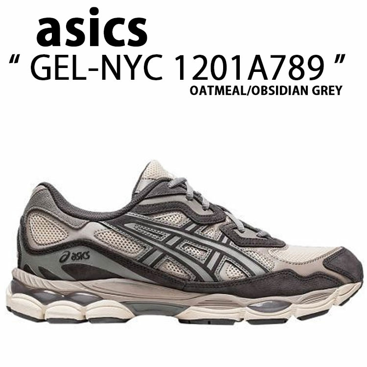 靴 asics gel-nyc oatmeal/obsidian grey Gel NYC 'Oatmeal Obsidian Grey' - ASICS - 1201A789 250