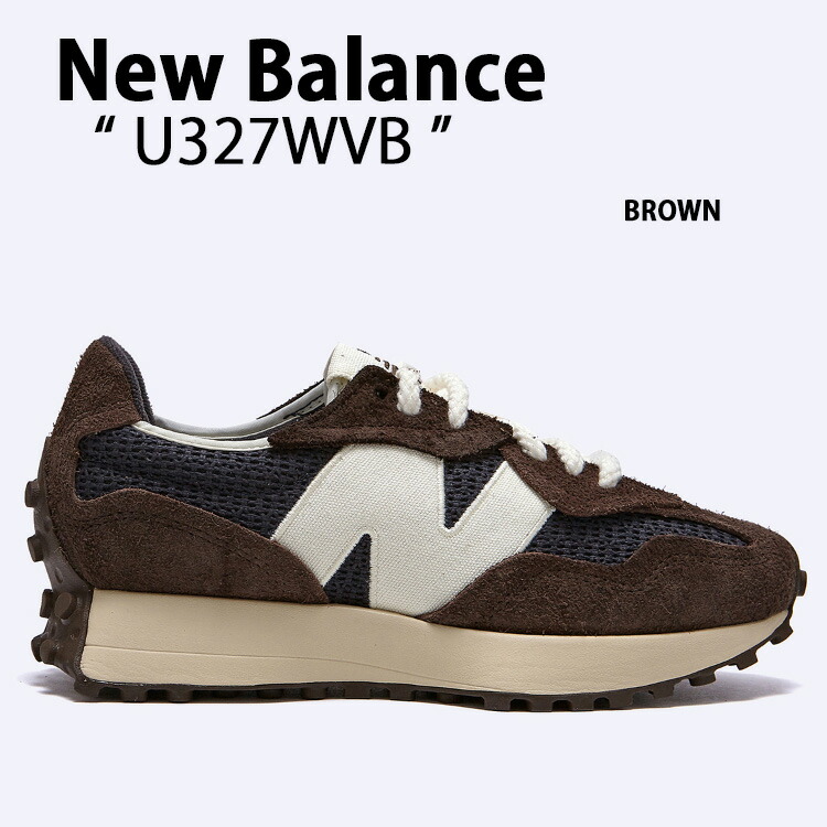 ★NEW BALANCE★327 BROWN BRAILED★U327WVB★男女共用★ New Balance 327 Brown Brailed Men's - U327WVB - US
