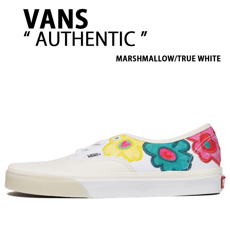 VANS バンズ スニーカー AUTHENTIC MARSHMALLOW TRUE WHITE VN000CRTBPH オーセンティック マシマロ トゥルーホワイト メンズ レディース 成人男性用 お上さん用