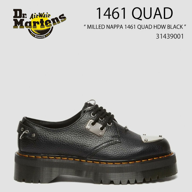 Dr. Martens ブラックレザー シューズ Dr.Martens 「Dr. Martens」 レザーシューズ 39 ブラック メンズ