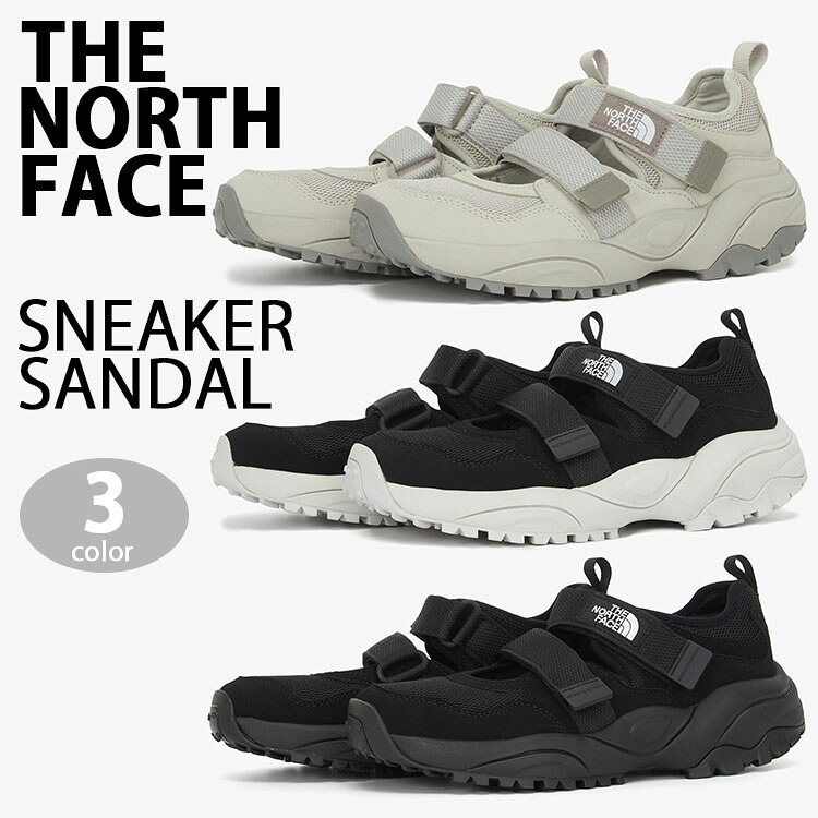 THE NORTH FACE ノースフェイス スニーカーサンダル SNEAKER SANDAL サンダル スポーツサンダル スポサン BEIGE BLACK シューズサンダル アウトドア キャンプ ベージュ ブラック NS98Q13J/K/L【中古】未使用品