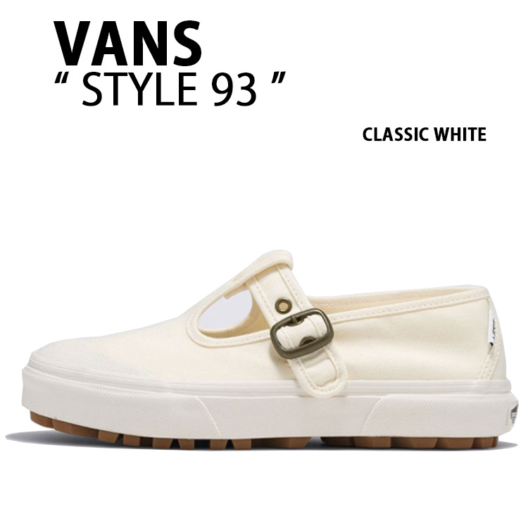 VANS バンズ スニーカー STYLE 93 CLASSIC WHITE スタイル93 クラシックホワイト ヴァンズ シューズ レディース VN0A3XTJ2VZ