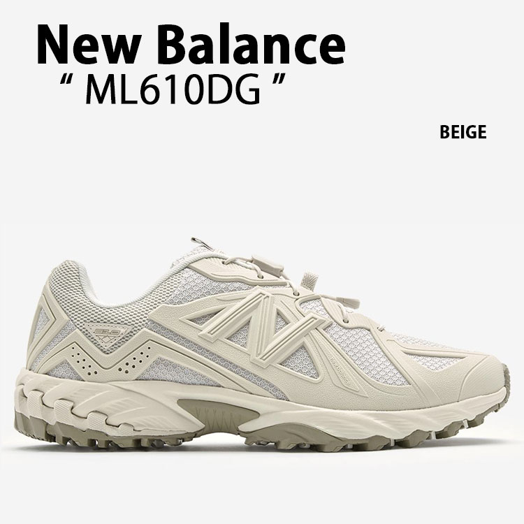New Balance ニュー平衡にする メンズ レディース スニーカー ML610DG BEIGE シューズ メッシュ NewBalance610 ニュー平衡にする610 ベージュ【中古】未当てはめる品