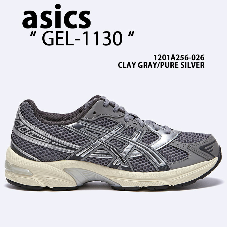 シューズ・サンダルその他 asics Gel 1130 Clay Gray Pure Silver 1201A256026 1201A256-02 ASICS GEL-1130 Clay Grey / Pure Silver – Livestock