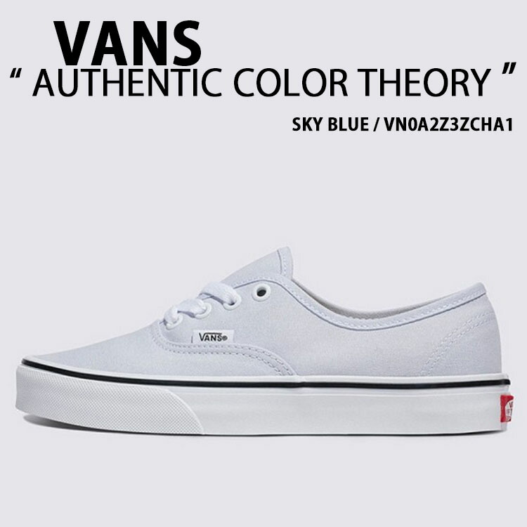 VANS バンズ スニーカー AUTHENTIC COLOR THEORY SKY BLUE VN0A2Z3ZCHA1 シューズ オーセンティック カラーセオリー スカイブルー メンズ レディース