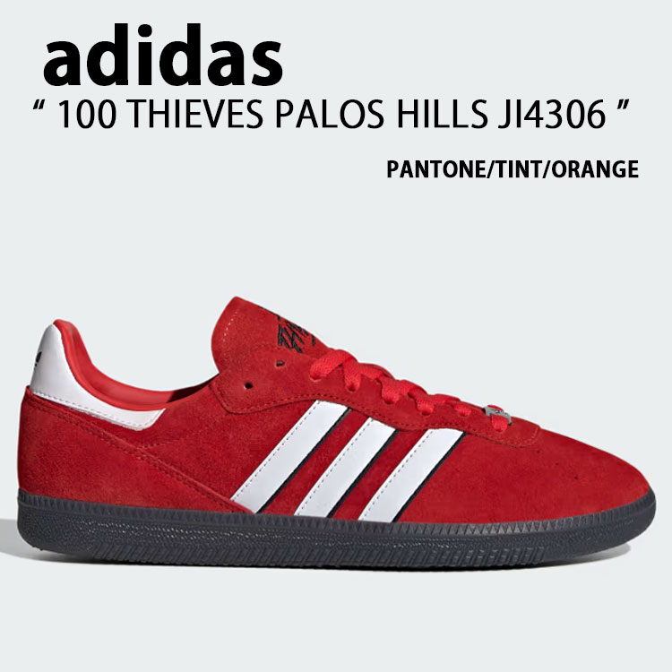 adidas originals アディダス スニーカー 100 THIEVES PALOS HILLS JI4306 PANTONE TINT ORANGE 100シーブス パ天使の都市 ヒルズ シューズ パントン ティント オレンジ色 メンズ レディース【中古】未当て嵌める品