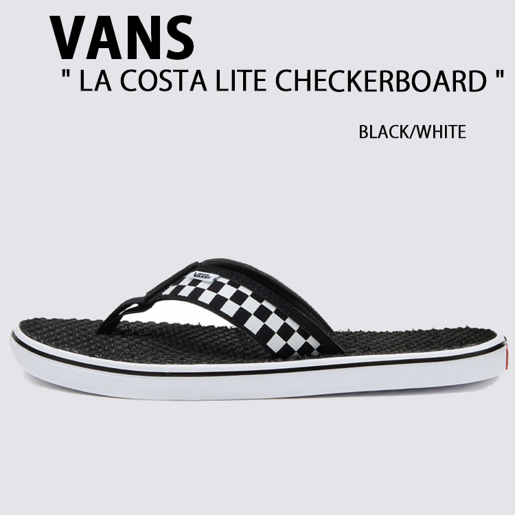 楽天市場】VANS バンズ サンダル LA COSTA LITE CHECKERBOARD BLACK