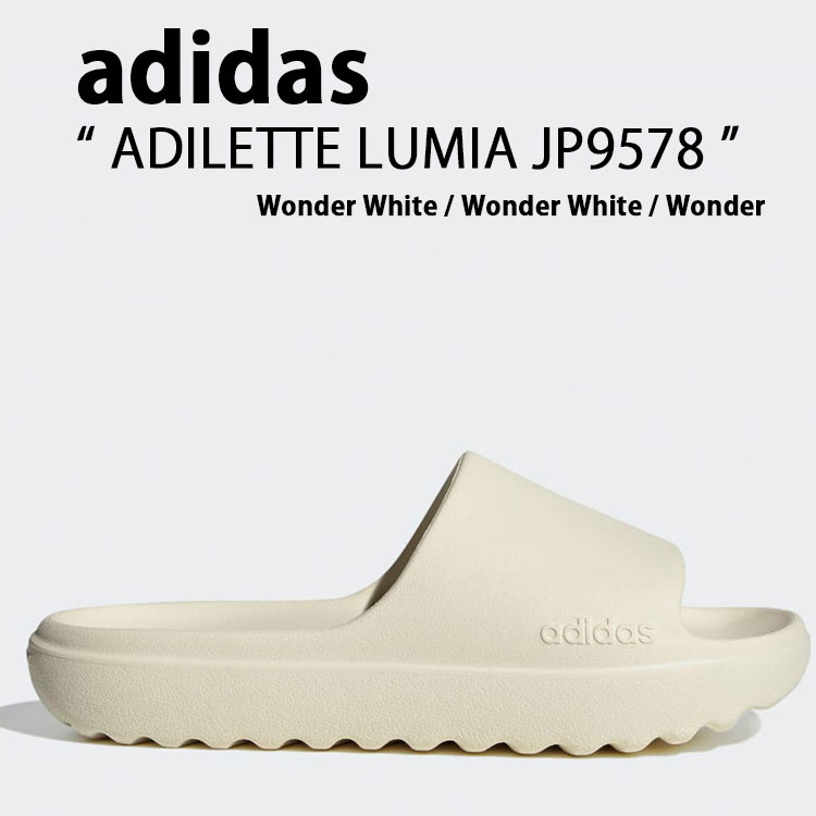 adidas アディダス サンダル Adilette Lumia Slides JP9578 アディレッタ ルミア ワンダーホワイト メンズ レディース 【中古】未使用品