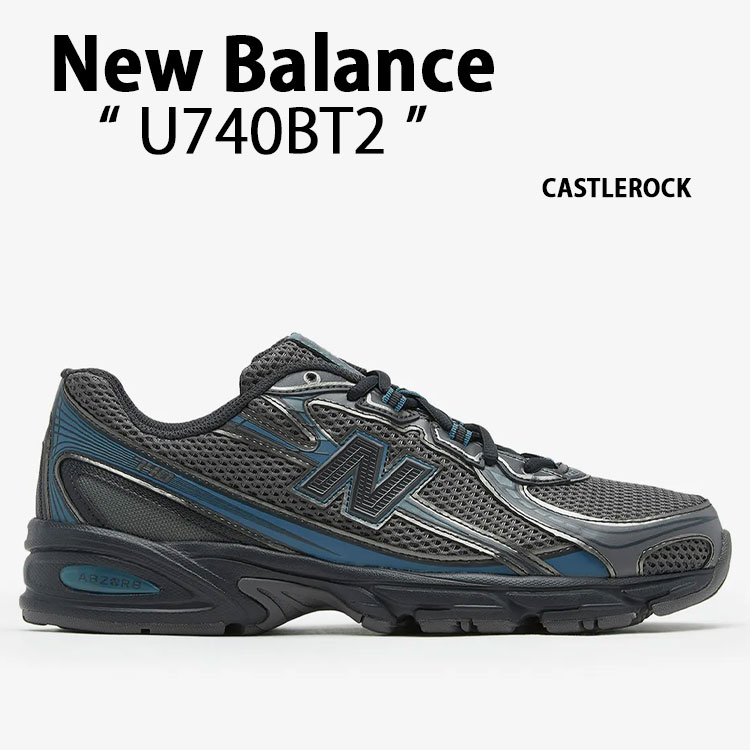 New Balance ニューバランス スニーカー U740BT2 CASTLEROCK キャッスルロック ランシュー メッシュ メンズ レディース【中古】未使用品|セレクトショップ a-clo