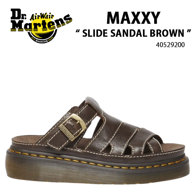 Dr. Martens EHスエード マキシー スライド サンダル 送料関税込 MAXXY スライド サンダル