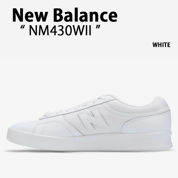 New Balance ニューバランス スニーカー NM430WII WHITE シューズ NewBalance430 ホワイト スケートシューズ ロゴ スエード メンズ レディース【中古】未使用品 18,886円