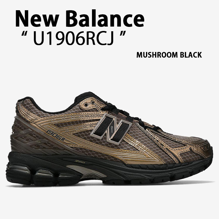 New Balance ニューバランス スニーカー U1906RCJ GOLD BLACK シューズ NewBalance1906 ランシュー メッシュ ゴールド ブラック メンズ レディース【中古】未使用品