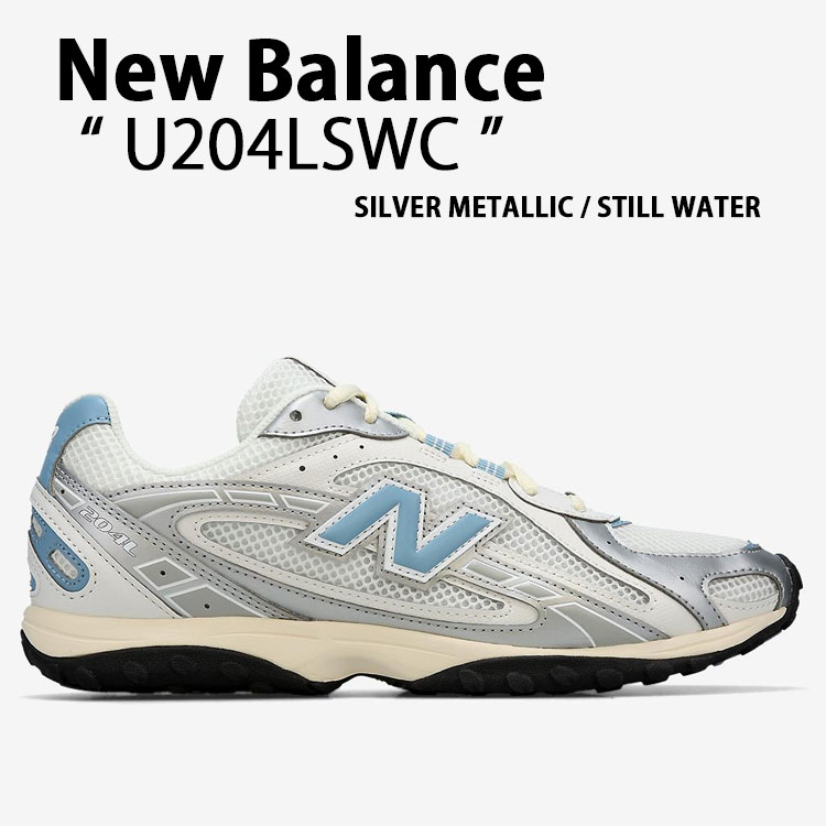 New Balance ニューバランス レディース スニーカー U204LSWC SILVER BLUE シューズ NewBalance204 ランシュー シルバー ブルー【中古】未使用品|セレクトショップ a-clo
