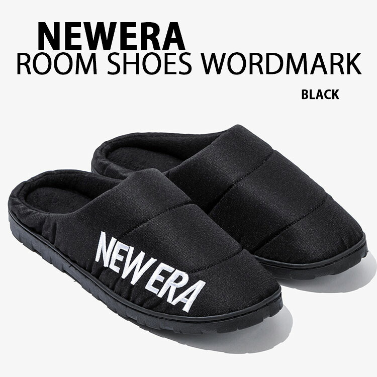 NEWERA ニュー内鰓 お座敷シューズ ミュールスリッパ ROOM SHOES WORLDMARK インドアシューズ サンダル ミュール シューズ BLACK 室内サンダル 事務所サンダル 上履き 打ち倒すサンダル メンズ 14669934 靴-メンズ靴-サンダル