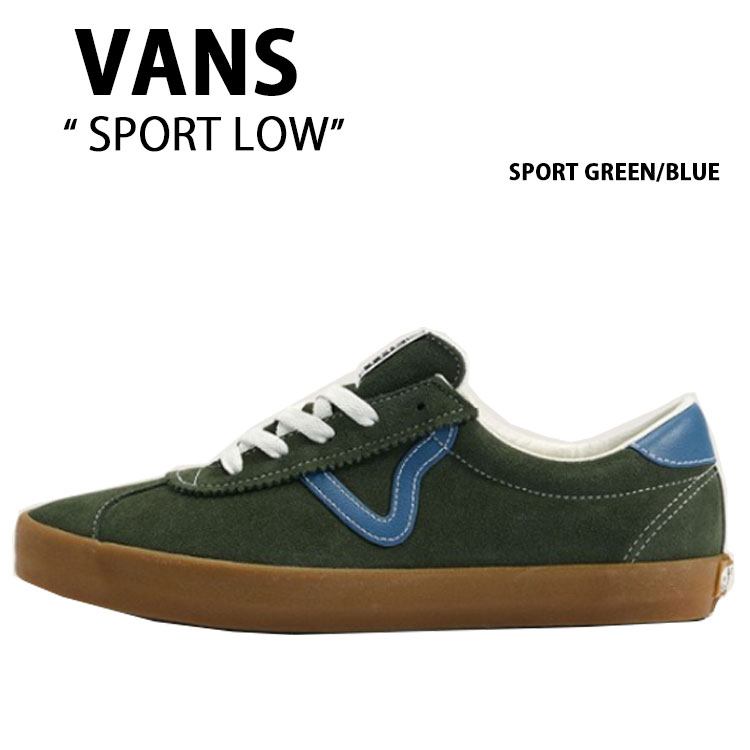 VANS バンズ スニーカー SPORT LOW SPORT GREEN BLUE VN000D6N24O 運動競技 置き目 運動競技 緑であること 青色 成人男性用 お上さん用