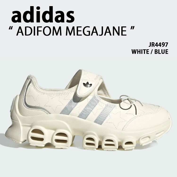 adidas originals アディダス スニーカー ADIFOM MEGAJANE JR4497 WHITE シューズ アディフォーム メガジェイン ホワイト 厚底 メンズ レディース【中古】未使用品｜セレクトショップ a-clo
