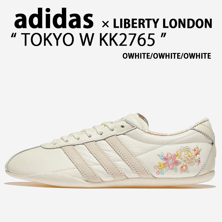 adidas originals アディダス レディース スニーカー LIBERTY LONDON TOKYO W KK2765 シューズ リバティロンドン 日本の首都W トーキョーW 中庭系 Tトゥ WHITE 白いこと【中古】未当て嵌める品
