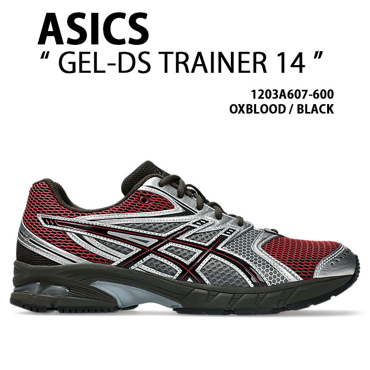 asics アシックス レディース スニーカー GEL-DS TRAINER 14 1203A607-600 シューズ 先だつものDS調教師14 ランシュー メッシュ RED BLACK 赤いこと 黒いこと お上さん用
