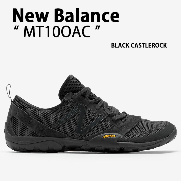 New Balance ニューバランス スニーカー MT10OAC シューズ NewBalance10 ランニングシューズ ロゴ メッシュ BLACK ブラック メンズ レディース【中古】未使用品