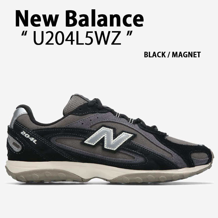 New Balance ニューバランス スニーカー U204L5WZ シューズ NewBalance204 スエード メッシュ BLACK ブラック MAGNET マグネット メンズ レディース【中古】未使用品｜セレクトショップ a-clo