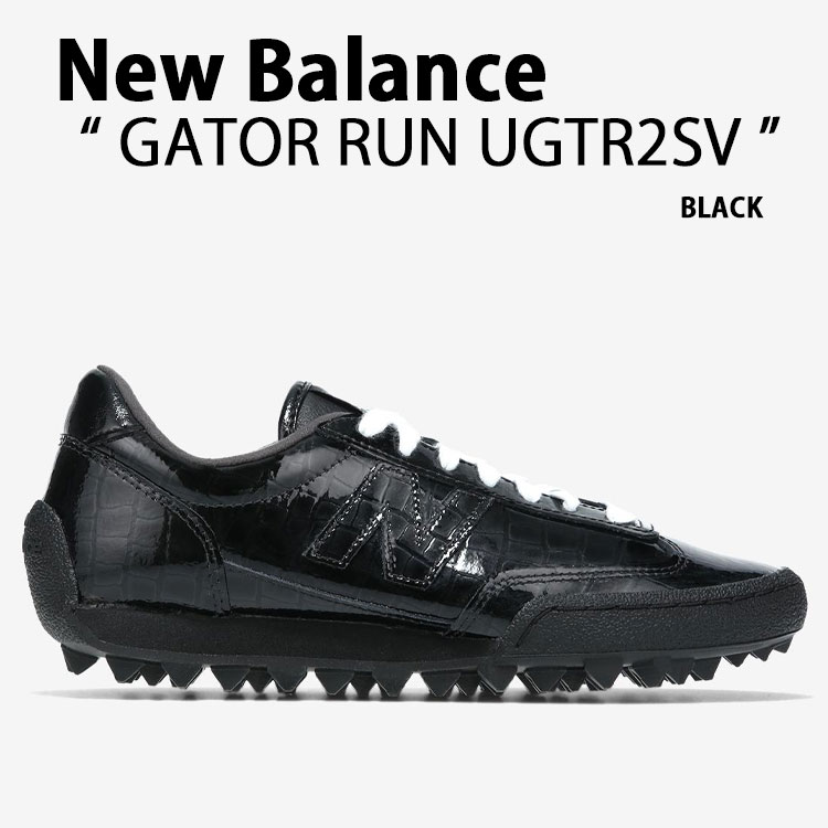 New Balance ニュー平衡にする スニーカー GATOR RUN UGTR2SV シューズ NewBalanceUGTR ゲイターラン BLACK 黒いこと 生活スタイル メンズ レディース【中古】未当て嵌める品