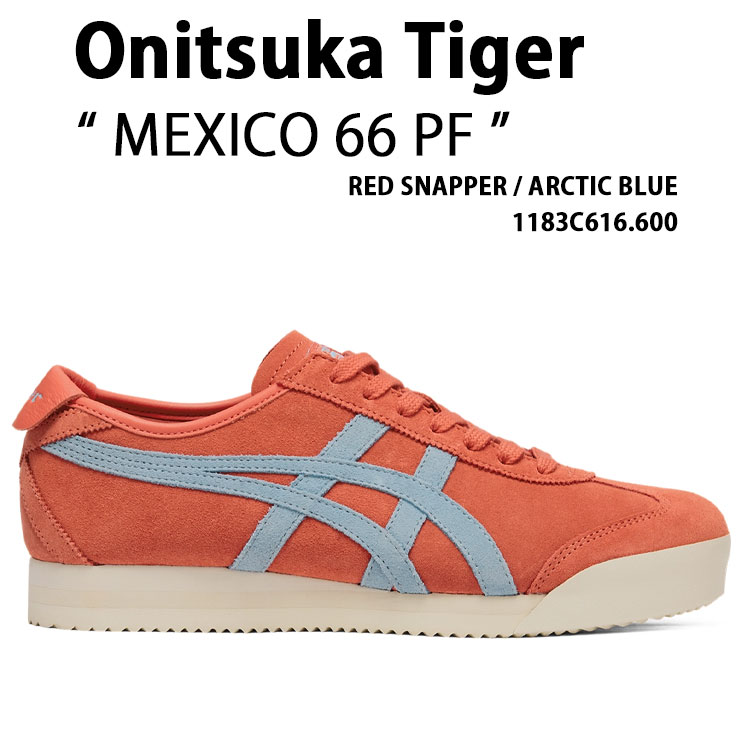 Onitsuka Tiger オニツカタイガー スニーカー MEXICO 66 PF RED BLUE 1183C616.600 シューズ メキシコ66PF レッド ブルー メンズ レディース 32,331円