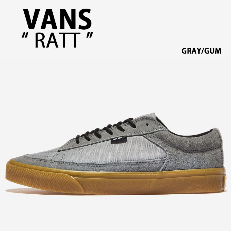 VANS バンズ スニーカー RATT GRAY GUM V102CF SC 鼠 薄墨色 チュインガム 成人男性用