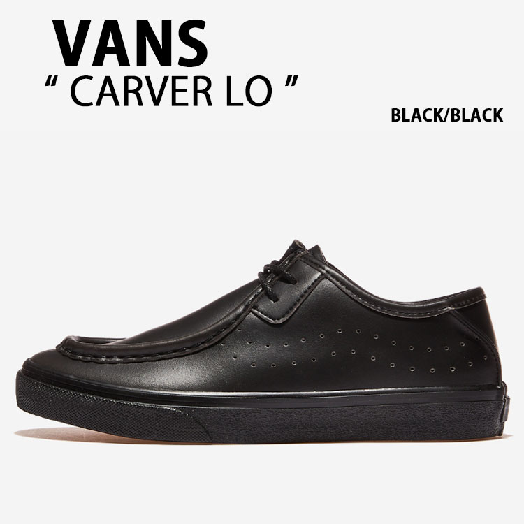 VANS バンズ スニーカー CARVER LO BLACK BLACK V398 FT カーバー 置き目 黒いこと 黒いこと 成人男性用 お上さん用