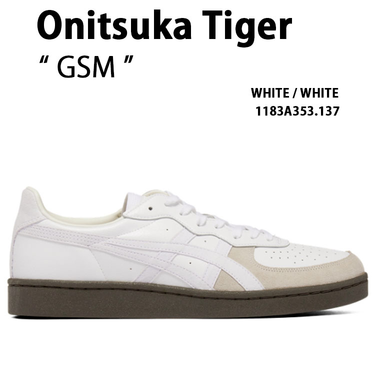 Onitsuka Tiger オニツカタイガー スニーカー GSM WHITE 1183A353.137 シューズ ジーエスエム 白いこと メンズ レディース 成人男性用 亭主もち用