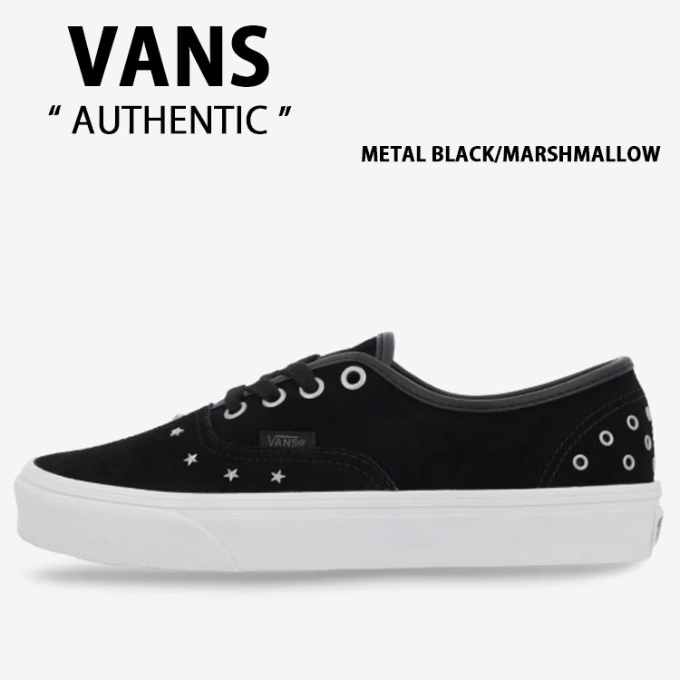 VANS バンズ スニーカー AUTHENTIC METAL BLACK MARSHMALLOW VN000D7YBPT オーセンティック 金属元素 黒いこと マシマロ 成人男性用 亭主もち用