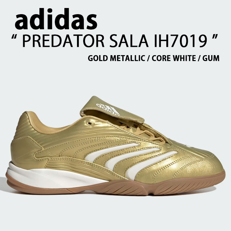adidas originals アディダス スニーカー PREDATOR SALA IH7019 シューズ プレデターサラ GOLD ゴールド WHITE 白いこと メンズ レディース【中古】未当てはめる品