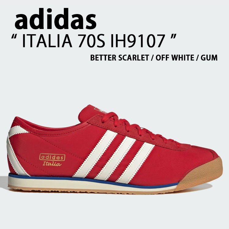 adidas Originals アディダス オリジナルス スニーカー ITALIA 70S IH9107 シューズ イタリヤ70s SCARLET スカーレット WHITE 白いこと メンズ レディース【中古】未当てはめる品