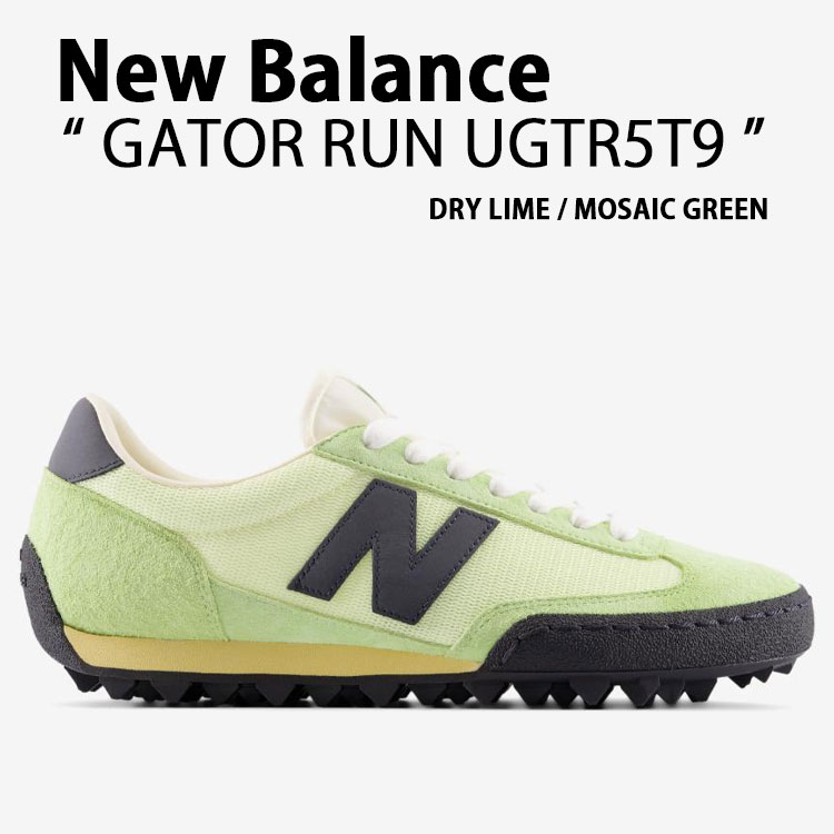 New Balance ニュー平衡にする シューズ GATOR RUN UGTR5T9 シューズ NewBalanceUGTR ゲイターラン メッシュ スエードクロス GREEN 緑であること メンズ レディース【中古】未当てはめる品