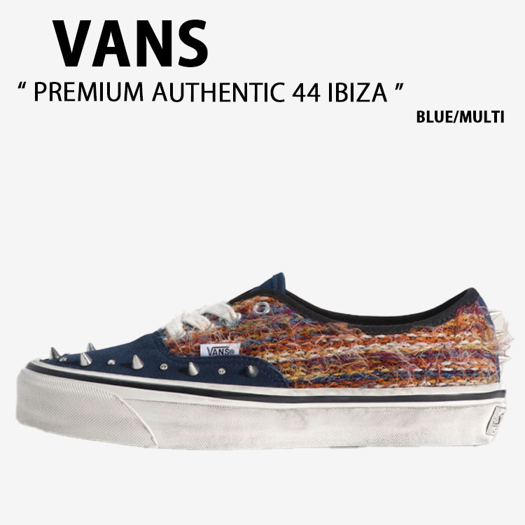 VANS バンズ シューズ PREMIUM AUTHENTIC 44 IBIZA BLUE MULTI VN000DB8BER 割り増し金 オーセンティック 44 イビザ 青色 マルチ ローテクシューズ ローテクスニーカー ローテク メンズ ウィメンズ