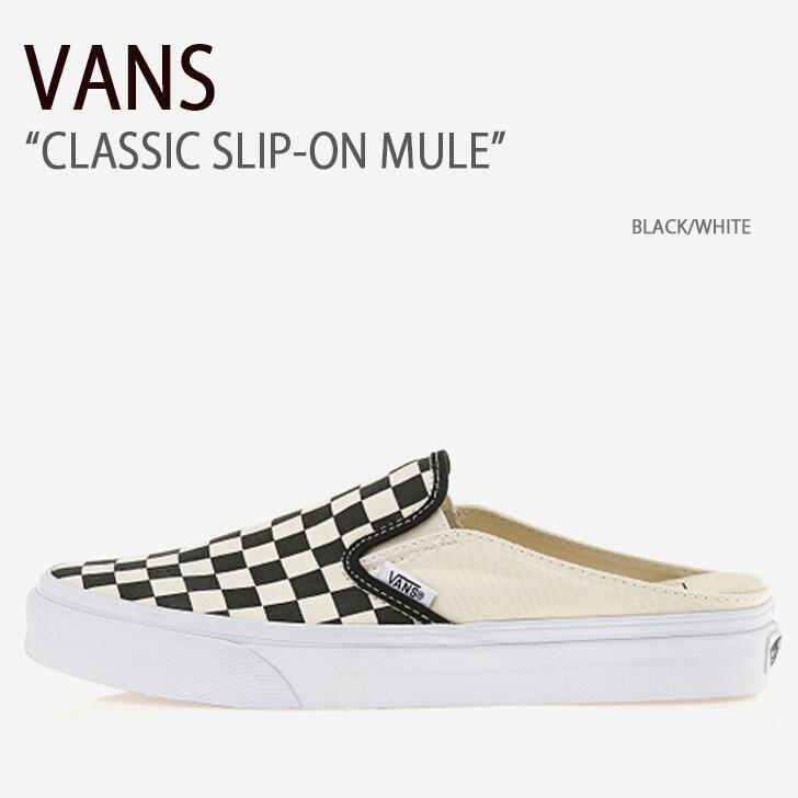楽天市場】VANS バンズ スニーカー CLASSIC SLIP-ON MULE BLACK
