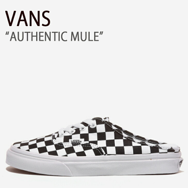 楽天市場】VANS バンズ スニーカー AUTHENTIC MULE BLACK TRUE WHITE