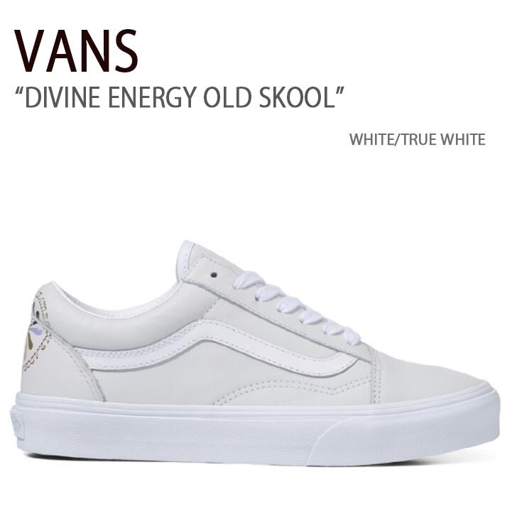 VANS バンズ スニーカー DIVINE ENERGY OLD SKOOL WHITE TRUE WHITE ディバインエナジーオールドスクール 白いこと トゥルーホワイト ヴァンズ シューズ メンズ レディース 男女兼用 成人男性用 お上さん用 VN0A5KRFB5L1