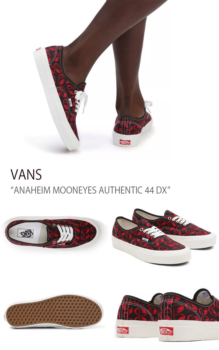 【楽天市場】VANS バンズ スニーカー ANAHEIM MOONEYES AUTHENTIC 44 DX MOONEYES RED