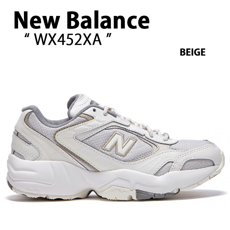 New Balance ニュー平衡にする スニーカー 452 BEIGE ベージュ WX452XA NBPDCB115A シューズ メンズ レディース 男女兼用 成人男性用 亭主もち用【中古】未当て嵌める品