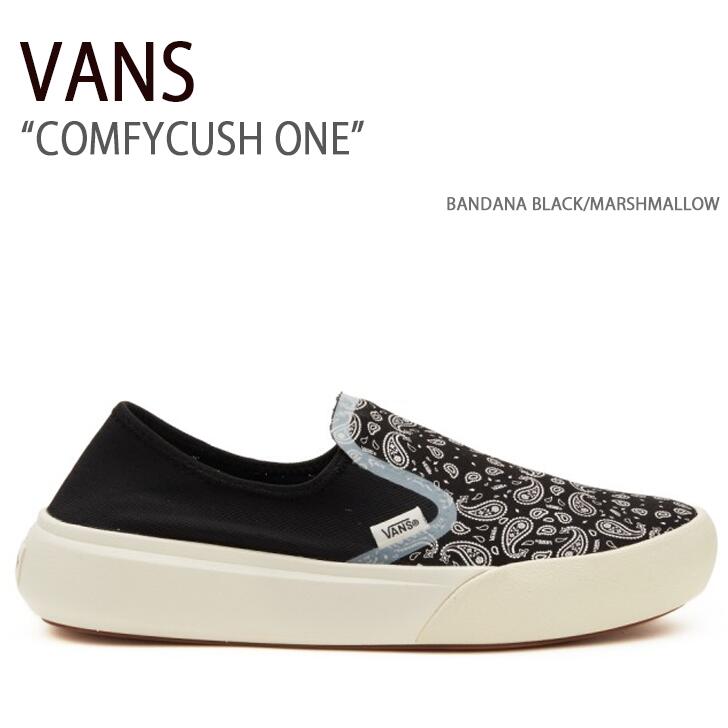 VANS★UA COMFYCUSH ONE★BANDANA BLACK/MARSHMALLOW★兼用 VANS☆UA COMFYCUSH ONE☆BANDANA BLACK/MARSHMALLOW☆兼用