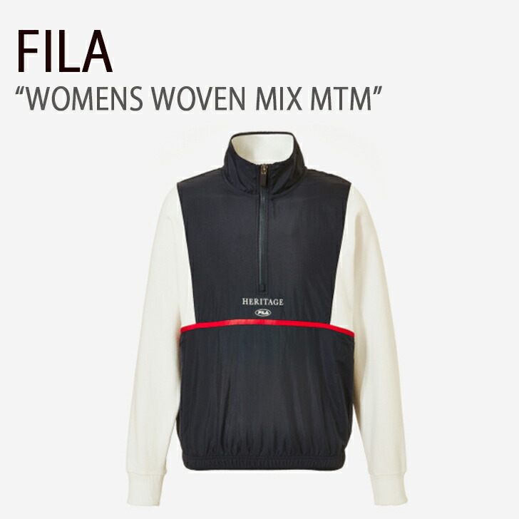 FILA フィラ WOMENS WOVEN MIX MTM ウィメンズ ウーブン 入り合わせる MTM 流汗 ジップアップ レディース 御上さん用 FS2POD3151F【中古】未当てはめる品