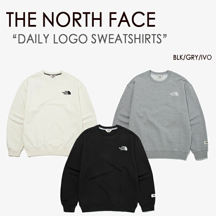 【楽天市場】THE NORTH FACE ノースフェイス スウェット VERSATILE SWEATSHIRTS バーサタイル スウェットシャツ  トレーナー 長袖 カットソー プルオーバー ロゴ カジュアル ストリート ブラック グレー ブラウン NM5MN53A/C/D【中古】未使用品 ...