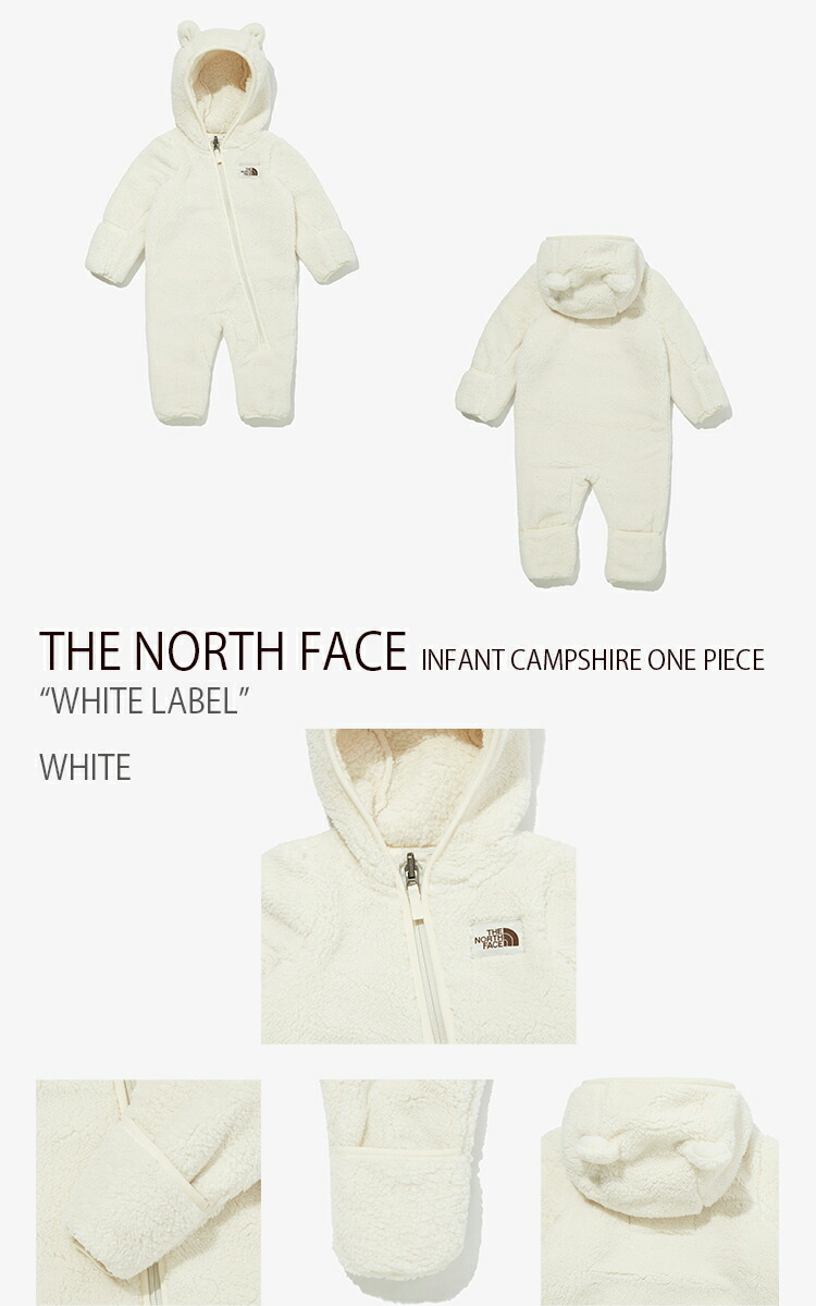 The North Face Infant Campshire One Piece フリース フロック シスター 幼子 キッズ とり賄うオール 耳 ノルウェー人間の顔 White Label 白色 カーキ ローゼ Nq4fm93s Nq4fm93t Nq4fm93u 中古 未働かすアイテム Ritzattorneys Com