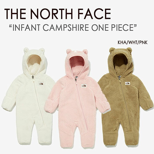 The North Face Infant Campshire One Piece フリース ワンピース ベビー 子供 キッズ カバーオール 耳 ノースフェイス White Label ホワイト カーキ ピンク Nq4fm93s Nq4fm93t Nq4fm93u 中古 未使用品 Gala Mk