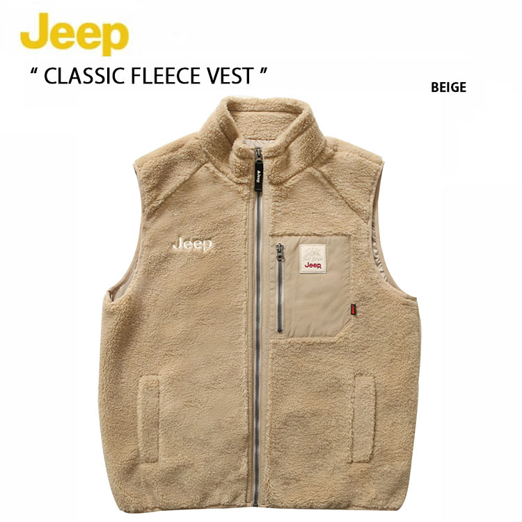 楽天市場】Jeep ジープ フリース べスト Basic Fleece Vest ベーシック フリースベスト ジップアップ ボアフリース モコモコフリース  ブラック アイボリー メンズ レディース 男女共用 男性用 女性用 JM4JPU691【中古】未使用品 : セレクトショップ a-clo