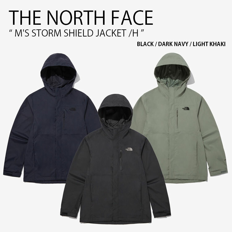 THE NORTH FACE ノースフェイス ナイロンジャケット M'S STORM SHIELD JACKET /H ストーム シールド ジャケット パーカー フーディ ロゴ カジュアル ストリート アウトドア ブラック ネイビー カーキ メンズ レディース 男性用 女性用 男女共用 NJ2HP08A/B/C【中古】未使用品｜セレクトショップ a-clo