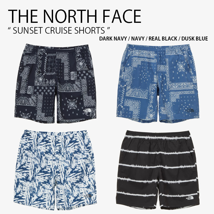 THE NORTH FACE バンダナ バーサタイル ショートパンツ ペイズリー 美品THE NORTH FACEノースフェイスLノベルティNovelty