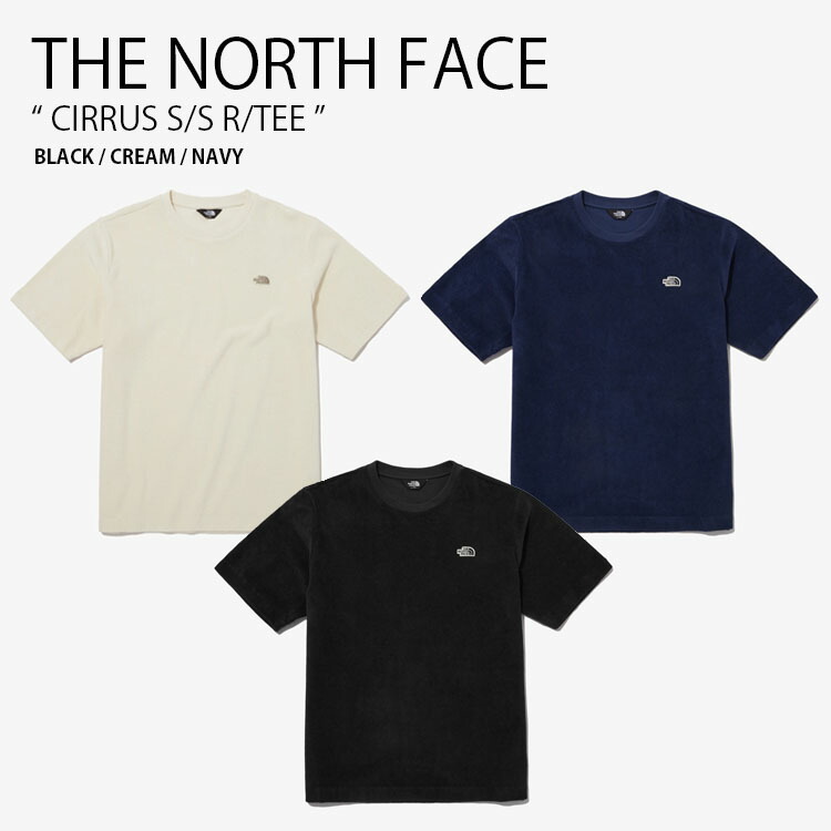 THE NORTH FACE 北の方人間の顔 ティーシャツ CIRRUS S/SR/TEE シーラス 遊撃手衣袂 ラウンドのど首 紅茶ティーシャツ 半袖 カットソー ロゴタイプ 黒いこと 象牙色 米国海軍 メンズ レディース 成人男性用 お上さん用 男女共用 NT7UP44A/B/C【中古】未当て嵌める品 トップス-メンズファッション