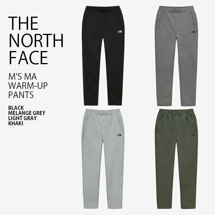 THE NORTH FACE ノースフェイス トレーニングパンツ M'S MA WARM-UP PANTS エムエー ウォームアップ パンツ 長ズボン イージーパンツ ジムウェア ロゴ ランニング ブラック グレー カーキ メンズ レディース 男性用 女性用 男女共用 NP6FP50A/B/C/D【中古】未使用品